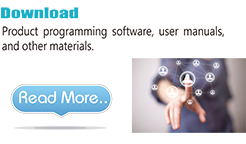 Product programming software, user manuals, and other materials